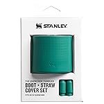 STANLEY Quencher Boot and Straw Cover Cap | Anti-Slip Silicone Protector for 40 oz Tumbler with Handle | Accessory Set for Stainless Steel Drinking Cup | BPA-Free | Alpine