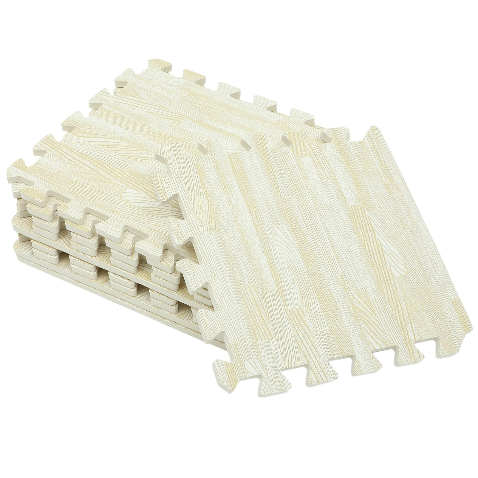 SUPVOX 30x30cm Soft Eva Play Mat Baby Crawling Pad Interlocking Floor Tiles Boys and Girls Game Mat Comfortable Floor Pad