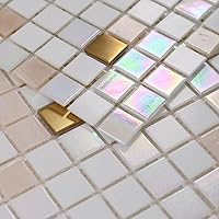 Vista 15 de Azulejo de pared de baño de 11.5 pies cuadrados, baldosa de piscina, jardín DIY, protector contra salpicaduras de cocina, pegamento, pared de baño