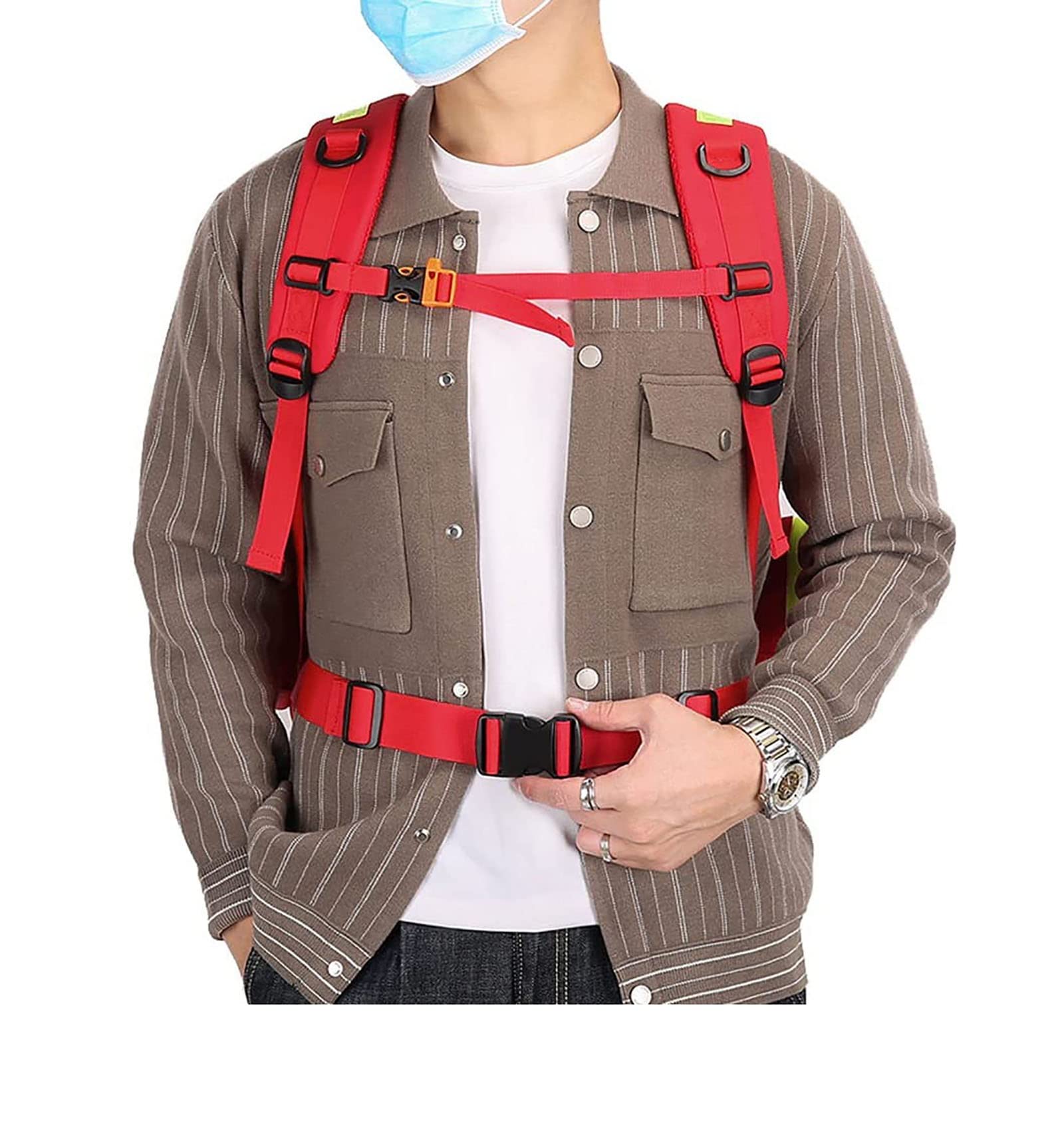 Kit di Pronto Soccorso Compatto Kit di Trauma Leggero Design Riflettente Kit Medici di Emergenza per la casa, l'auto, i Viaggi, l'escursionismo, Il Campeggio