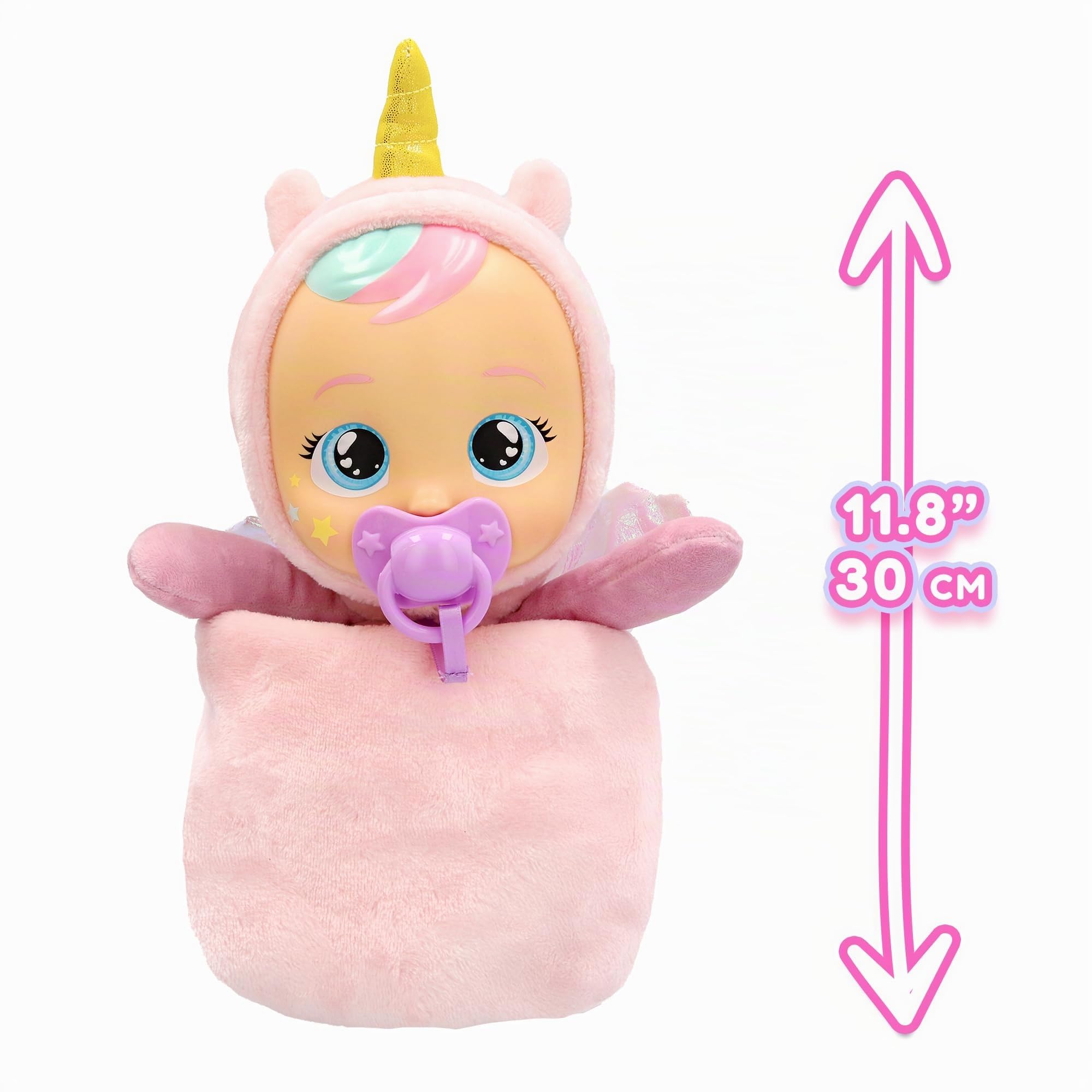 CRY BABIES Luna & Poppy Bambola Interattiva Amici Della Buonanotte Luna e Poppy Vanno a Dormire, Luci Magiche, Suoni e Ninne Nanne Per Bambini Bambini a partire da 3 anni
