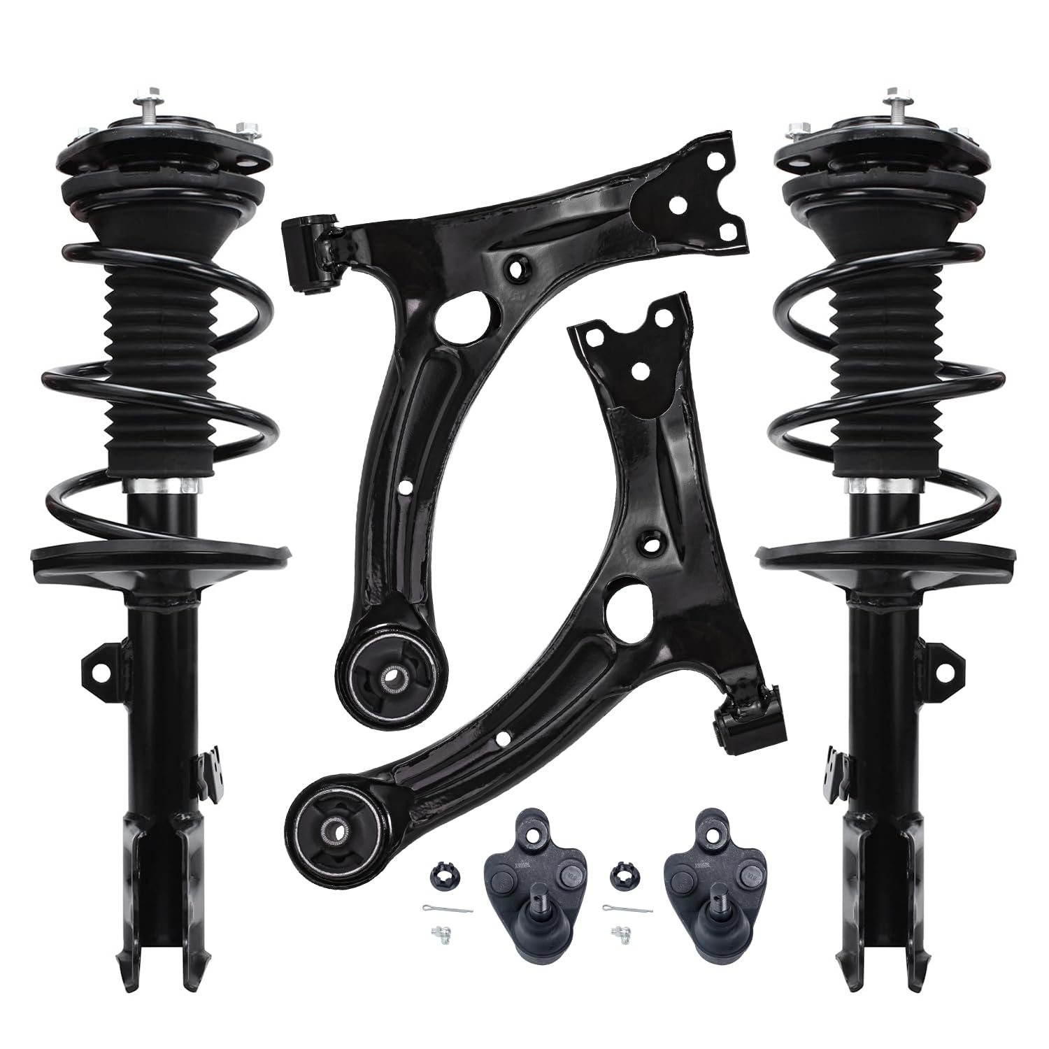 Detroit Axle - 6pc Front End Suspension Kit for 2009-2013 Toyota Corolla