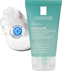 La Roche-posay Effaclar Gel Alta Tolerância. Limpeza Facial. Limpa a Pele Suavemente Reduzindo a Oleosidade e Eliminando o Brilho. Pele Oleosa e Sensível. Caprylyl Glycol, Glicerina, PCA de Zinco.