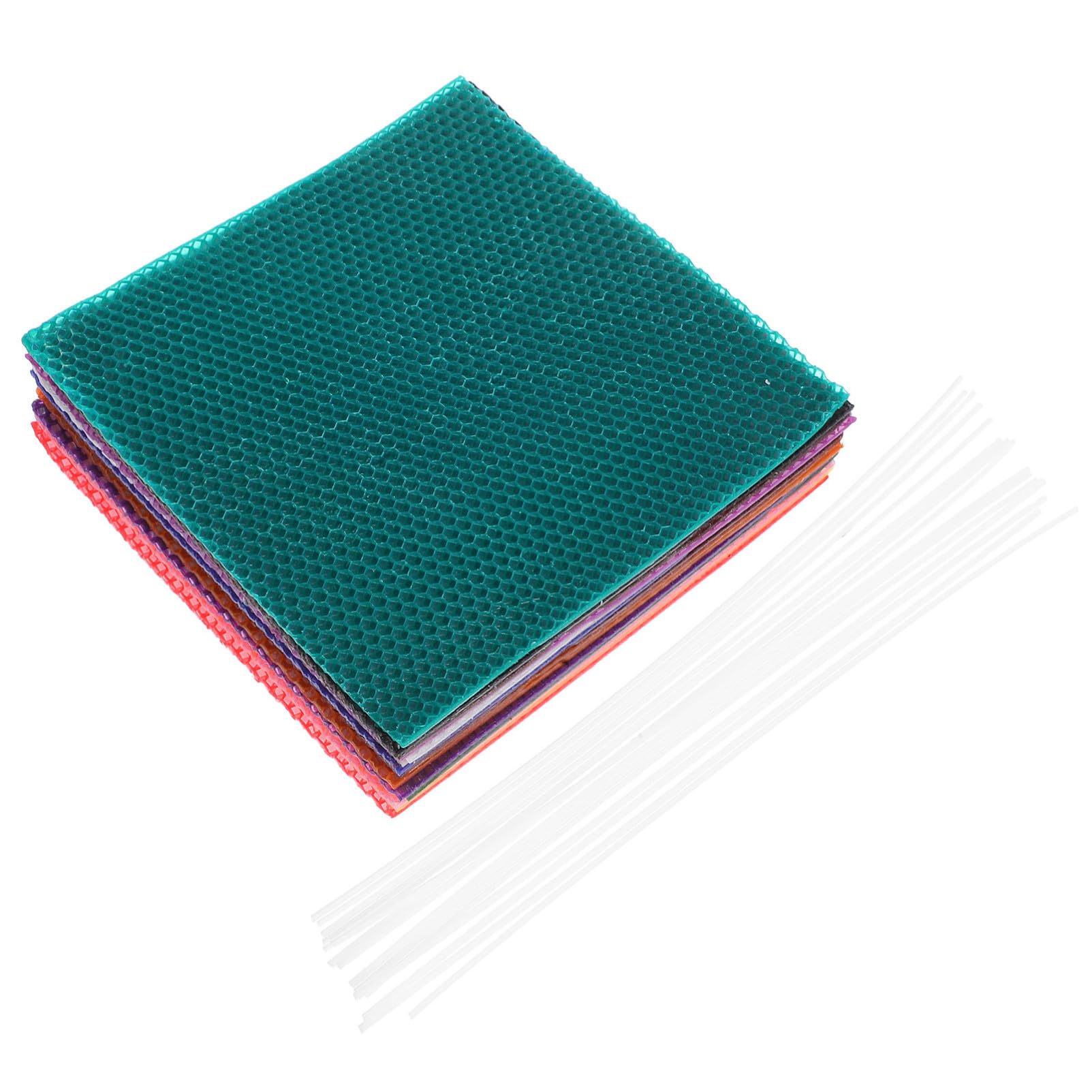 Artibetter Cera de Abeja para Hacer Velas Kit de Fabricación DIY con Mechas de Decoraciones Navideñas y Aromaterapia para de Usar y Cantidad Suficiente para Proyectos Creativos