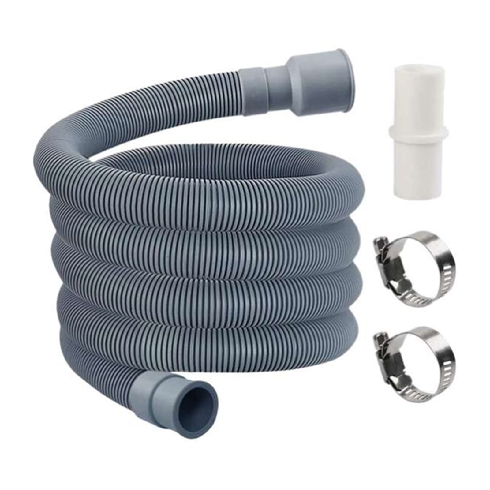 Raccordi for Tubi da Scarico for Lavatrice a Tamburo Automatico, 4 Metri Accessori per Lavatrice.