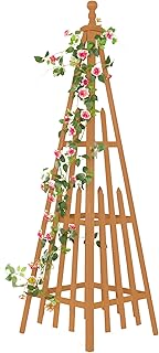 10 DIY Morning Glory Trellis Ideas for Fast Growing Vines 10 Wooden Obelisk Trellis The Ideal Support for Indoor and Outdoor Gardens,...