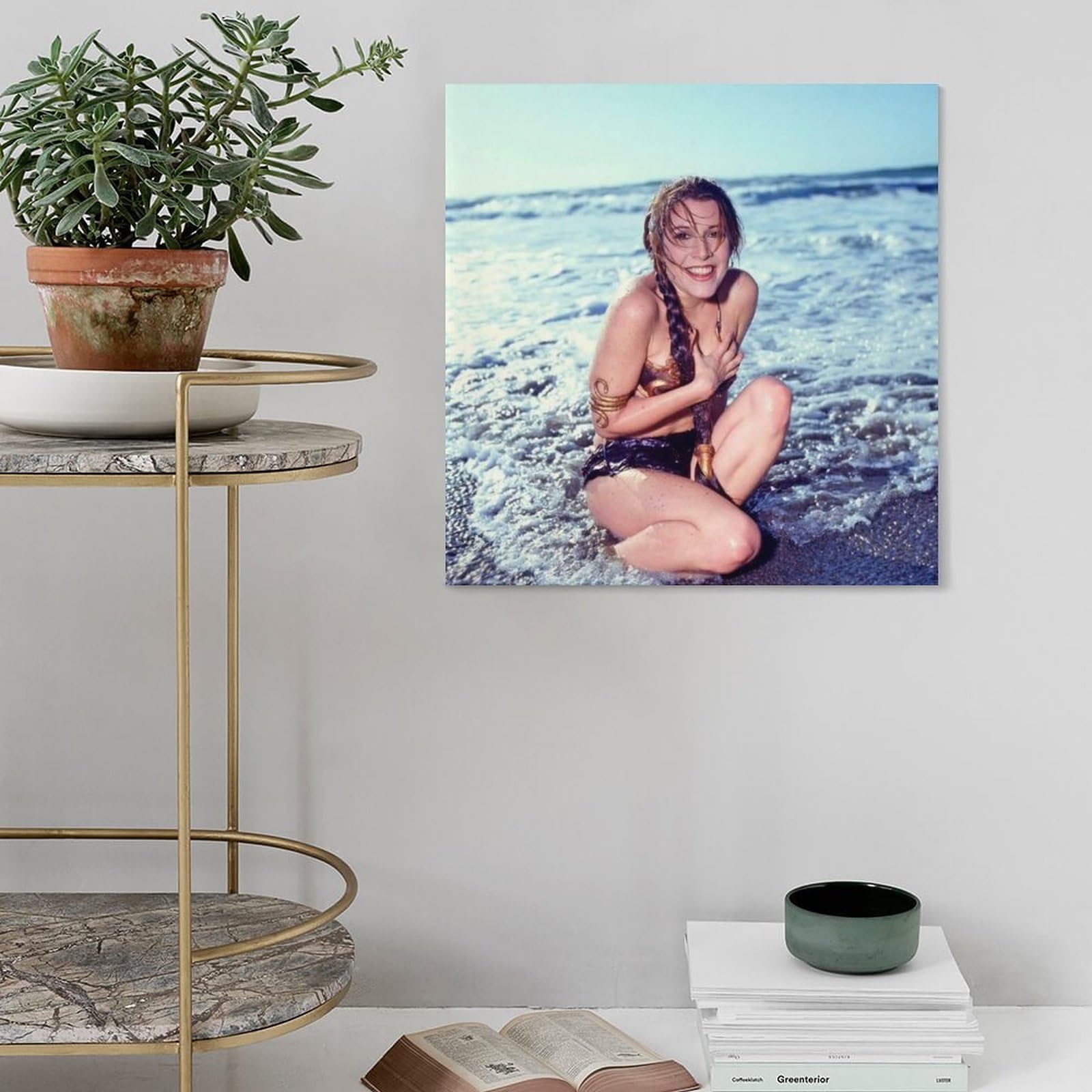 Carrie Fisher Actor Sexy Body Poster (4) Wall Art Poster Scroll Canvas  Painting Picture Living Room Decor Home FramedUnframed 28x28inch(70x70cm)  : Amazon.ca: Home