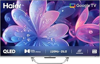 Haier 55 inch (139 cm)  - Google with Hands Free Voice Control 55S800QT (Grey) Smart QLED TV