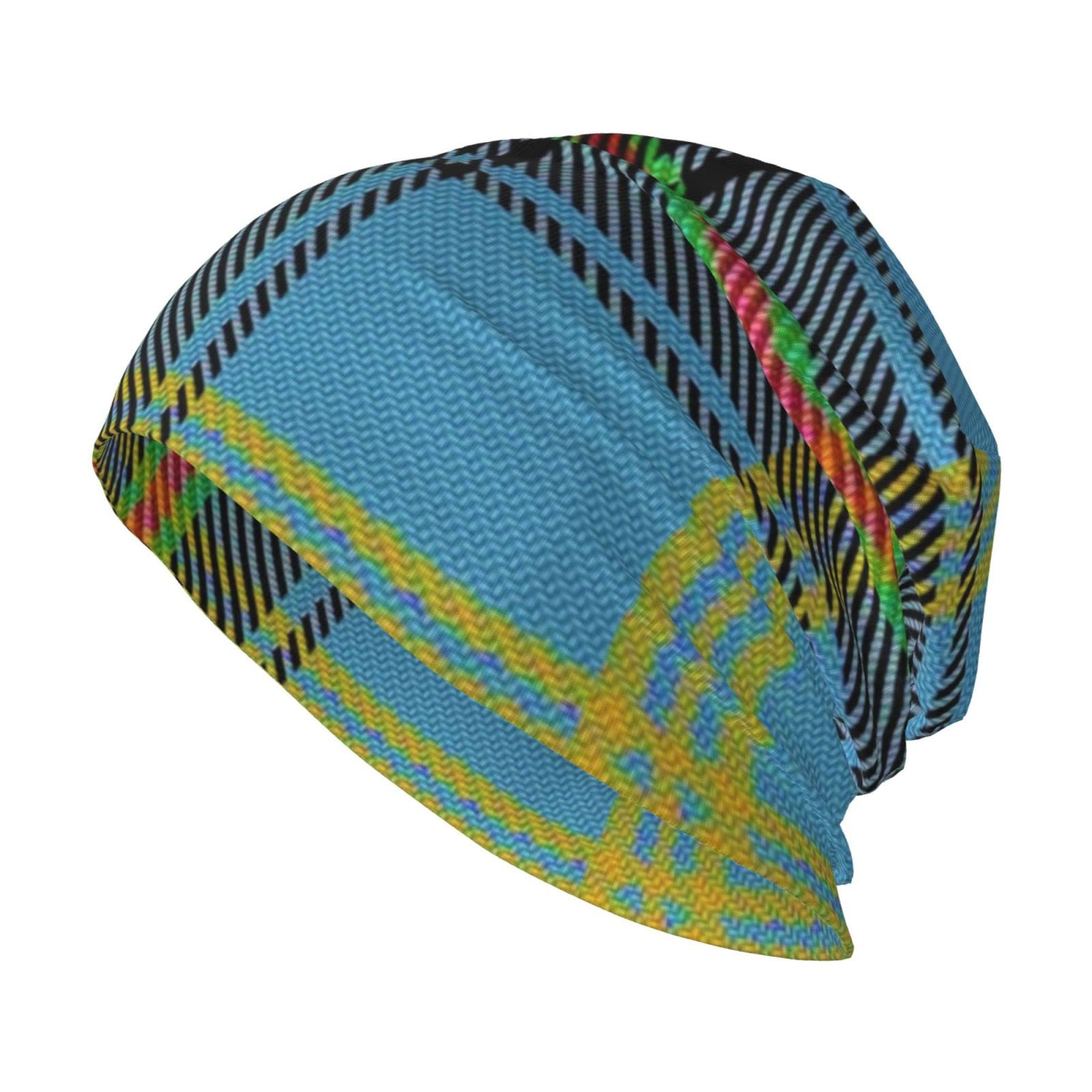 Oudrspo Unisex Classic Clan Bell Of The Borders Blue Tartan Pla Beanie Hat Classic Clan Johnstone Johnston Tartan Plaid Warm Slouchy Knit Hat Headwear Gift For Adult