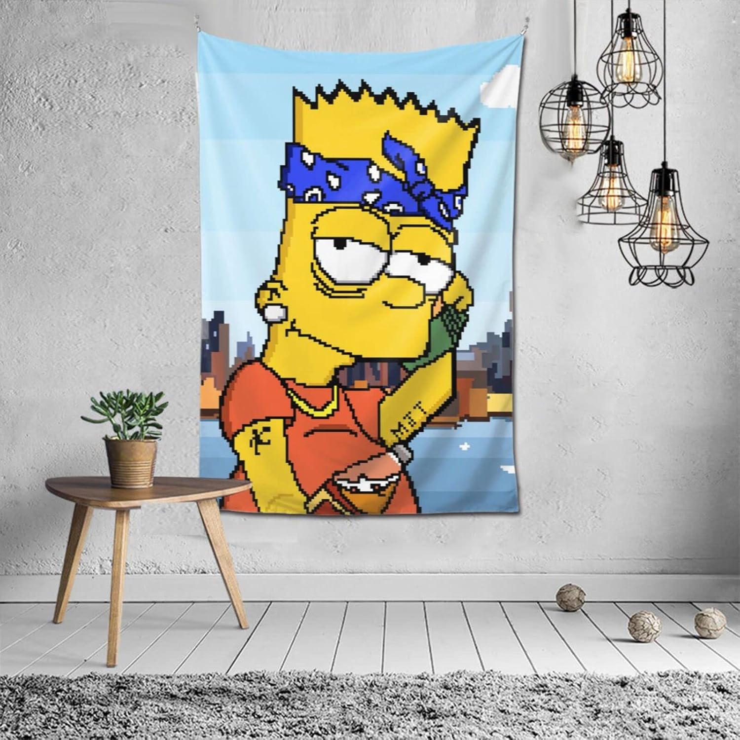シンプソンズ タペストリー インテリア 布ポスター 壁掛け 部屋 壁飾り 漫画 装飾布 背景布 多機能 雰囲気替え 102 モダン おしゃれ飾り 癒し おしゃれ 個性ギフト 間仕切り 152cm アニメ ついに再販開始 人気