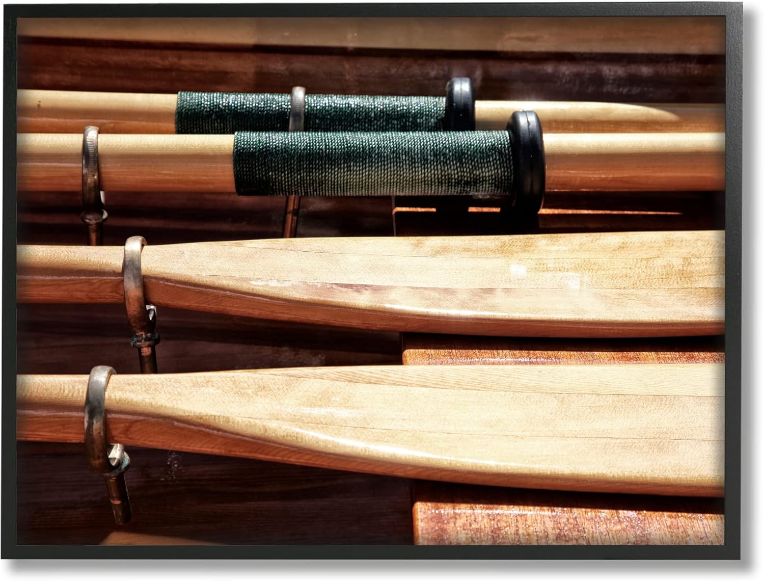 Stupell Industries Rowing Oars Photograph Framed Wall Art, Design by Savanah Plank