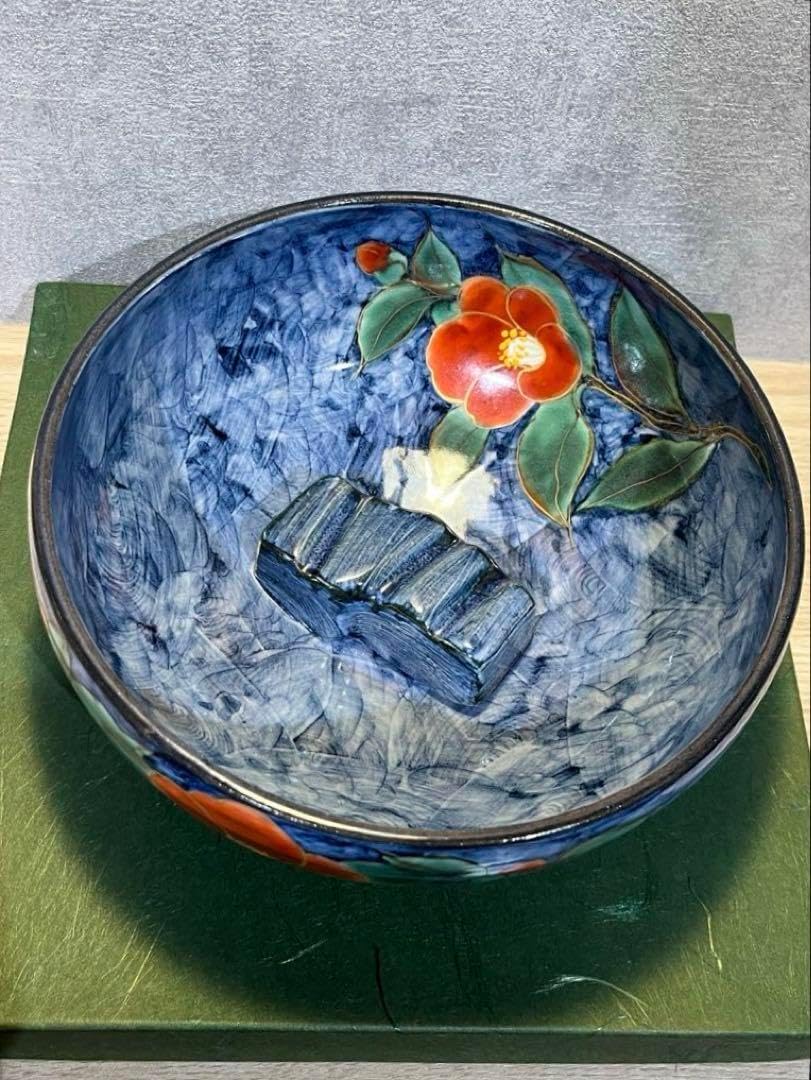 陶あん 清水焼 京焼 色絵付け 銀彩 小鉢 小皿 5枚セット 京焼