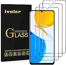 iVoler 3 Pezzi Vetro Temperato per Honor X7a / Honor X7, Pellicola Protettiva Protezione Schermo Anti Graffio, Durezza 9H, Anti-Impronte, HD Chiaro, Senza Bolle