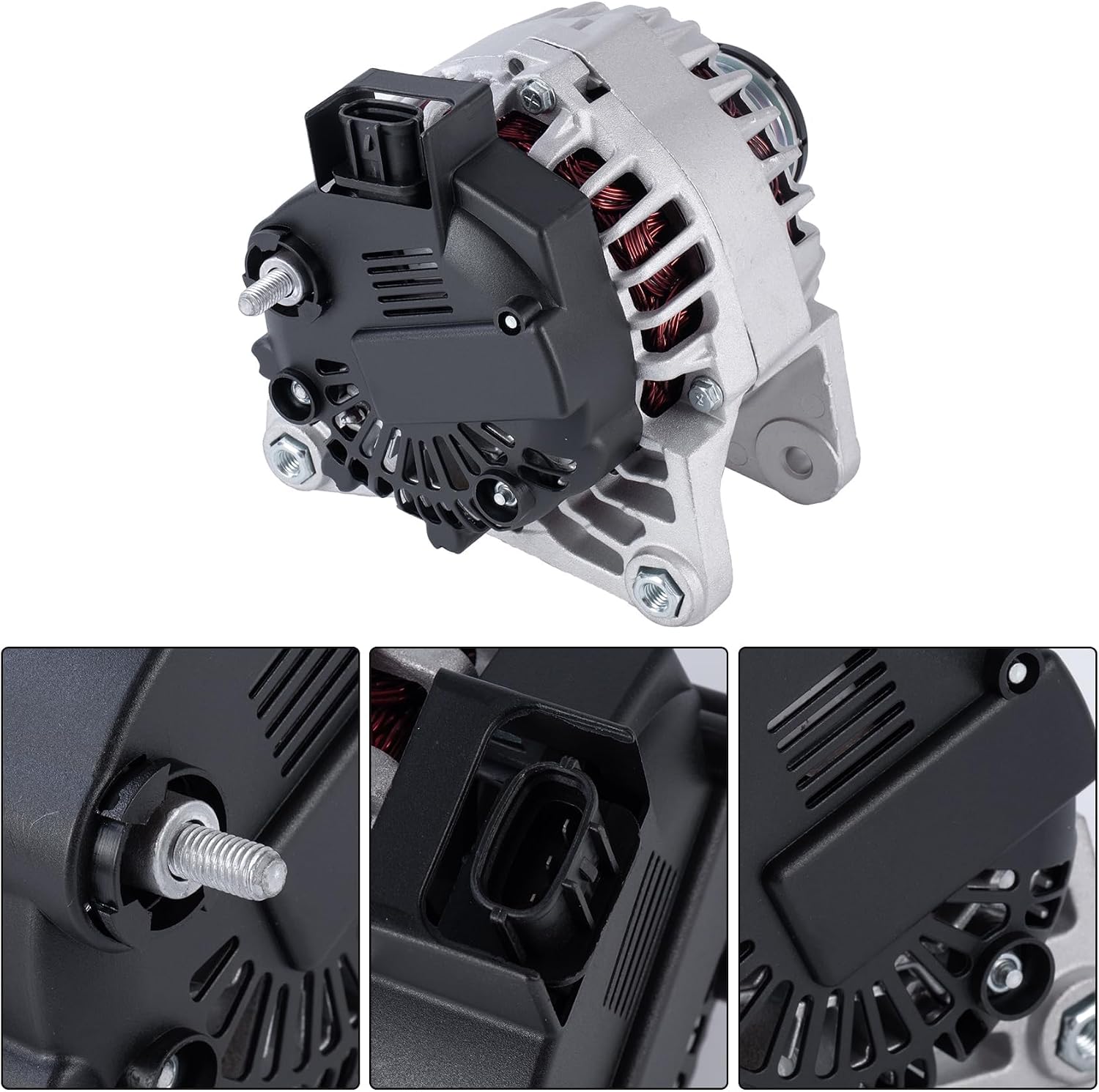 Alternator Assembly Replacement for Compact Sedan 1.8L 4-Cylinder 2013-2019 Replaces 11673 23100-3SH2B