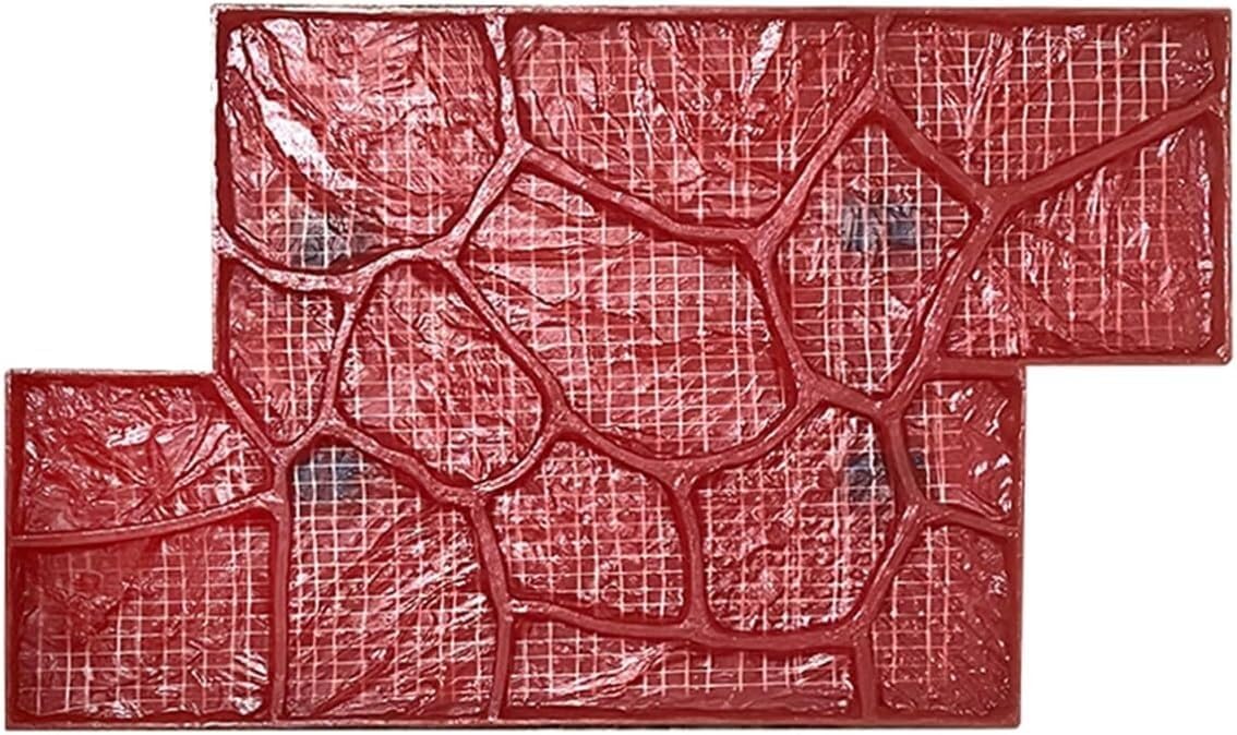 Produzione Fai da Te di stampi for goffratura di calcestruzzo, Cuscinetti in calcestruzzo con Texture in Mattoni di Pietra, Strumenti for stampaggio di pareti e Pavimenti in calcestruzzo