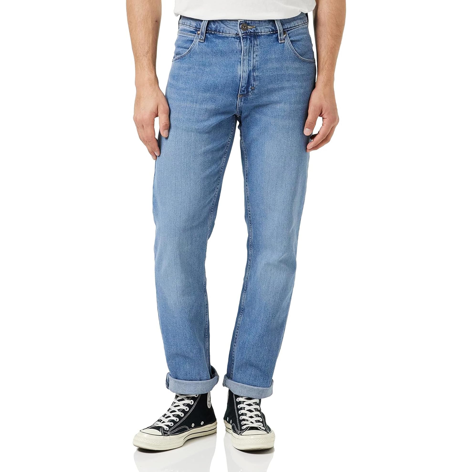 Wrangler Herren-Jeans Straight, Regular Fit, Straight Leg