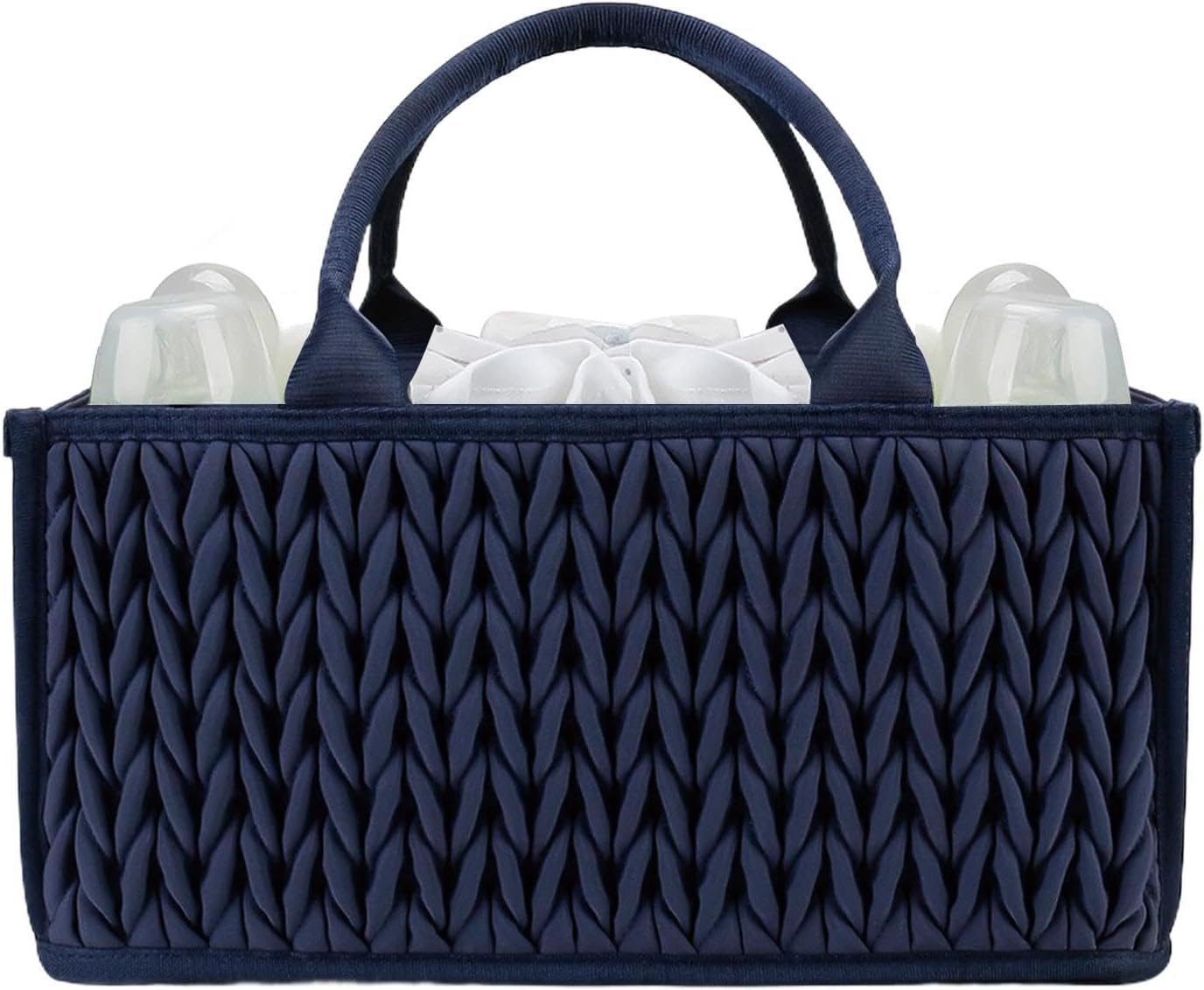 Portable Diaper Caddy Basket Handles Portable Travel Diaper Caddy Storage