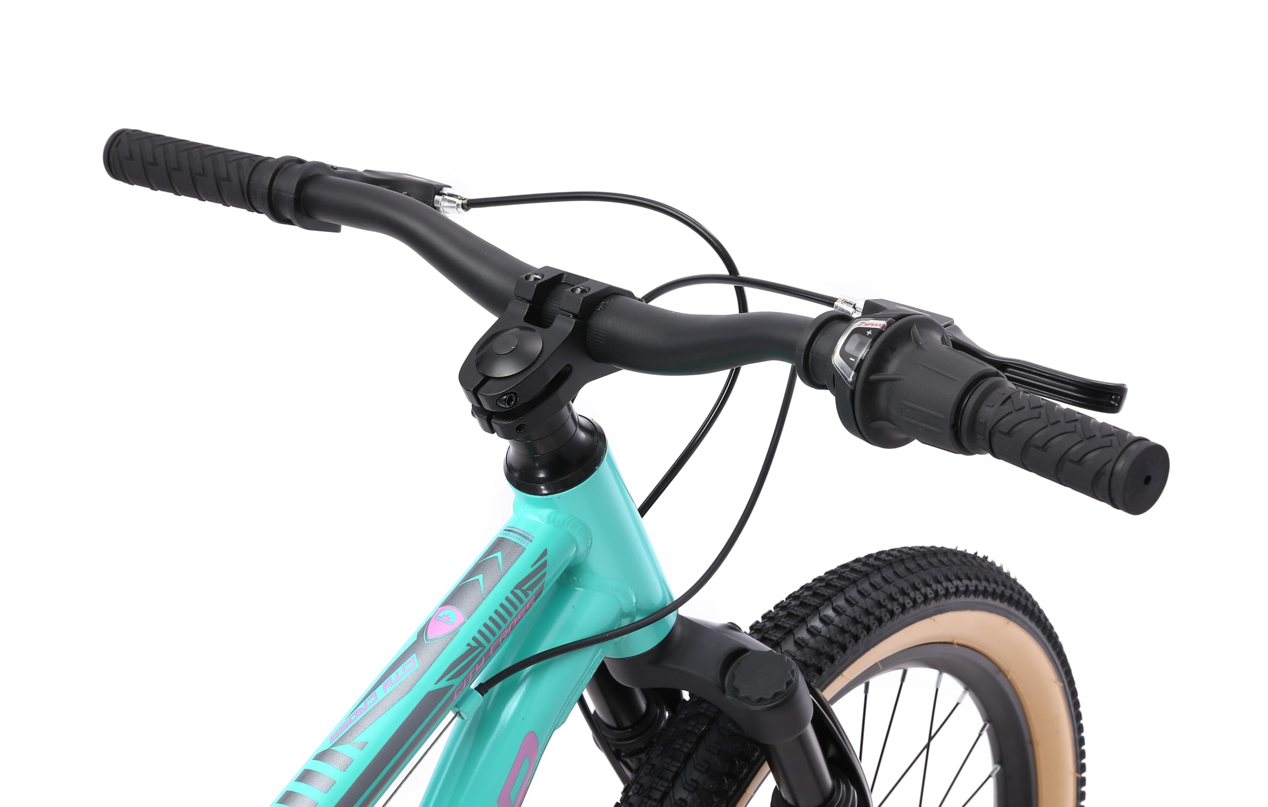 BIKESTAR VTT Vélo Tout Terrain Tout Suspendu pour Enfants de 6 Ans | Bicyclette 20 Pouces 7 Vitesses Shimano, Freins Disque