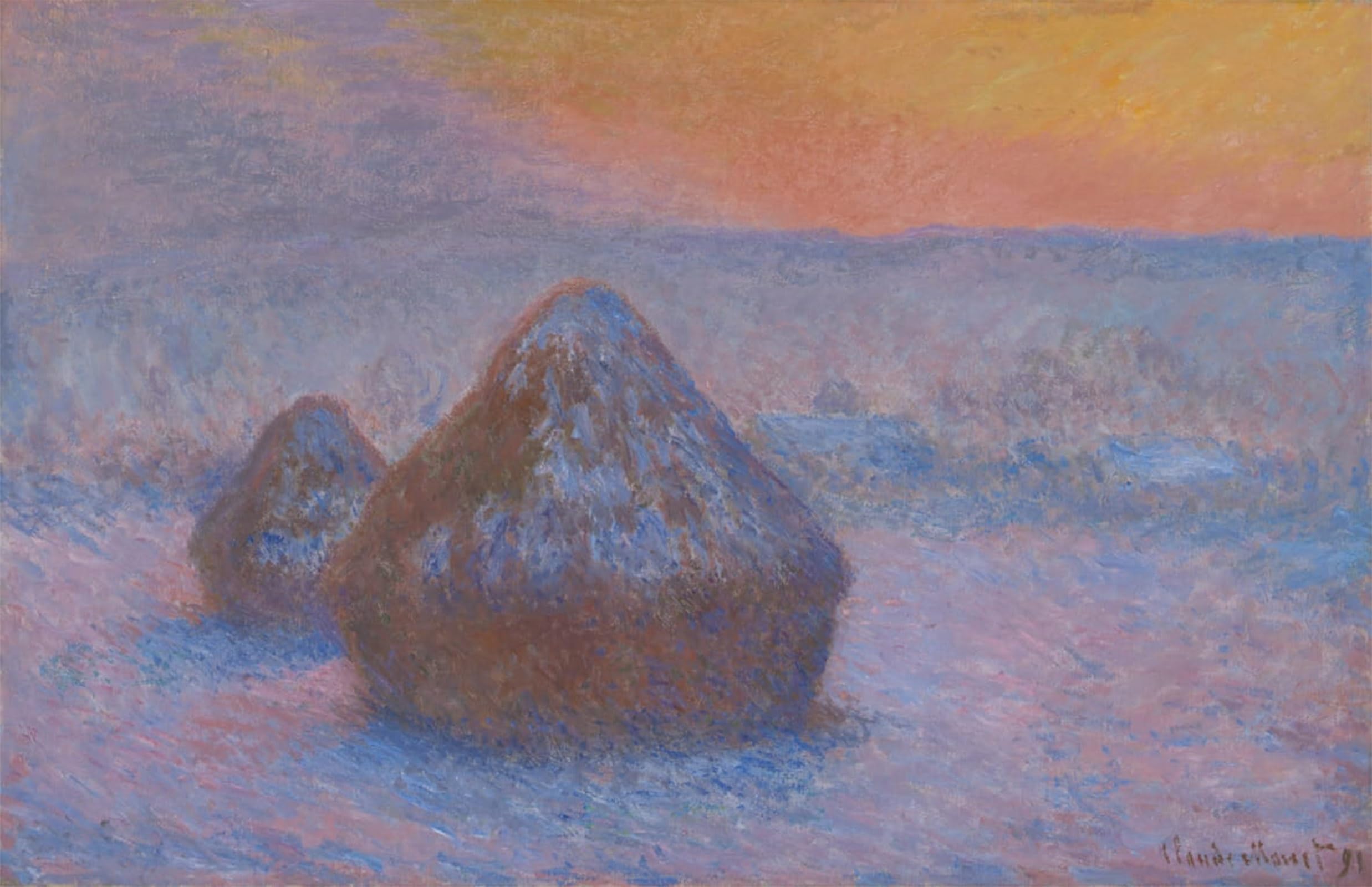 Célèbre Oeuvre Dimpression Monet de haute qualité 60x90cm - 5