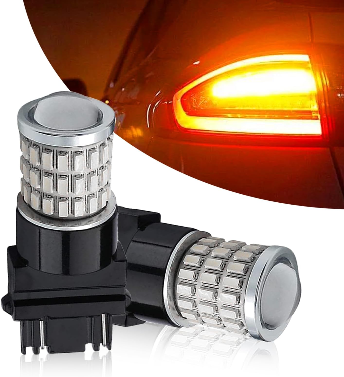 3157 6500K Red LED Brake Light Bulb