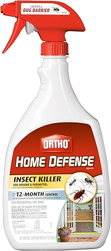 Spray matainsectos Ortho 0 Home Defense MAX para uso en interiores y el perímetro del hogar