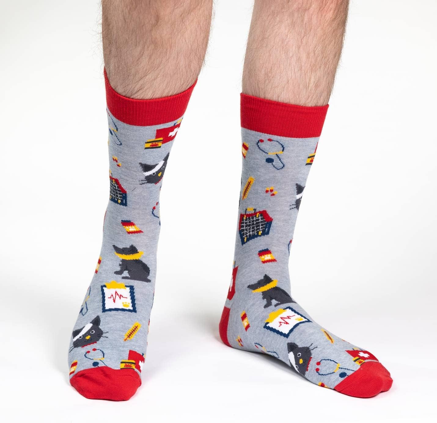 Good Luck Sock Men's Veterinarian Socks, Adult, Shoe Size 7-12 - Image 2