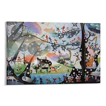 藤城清治 「泣いた赤鬼」額サイズ57×63cm 藤城清治 つるの恩がえし/泣いた赤鬼 | 商品情報 | 日本