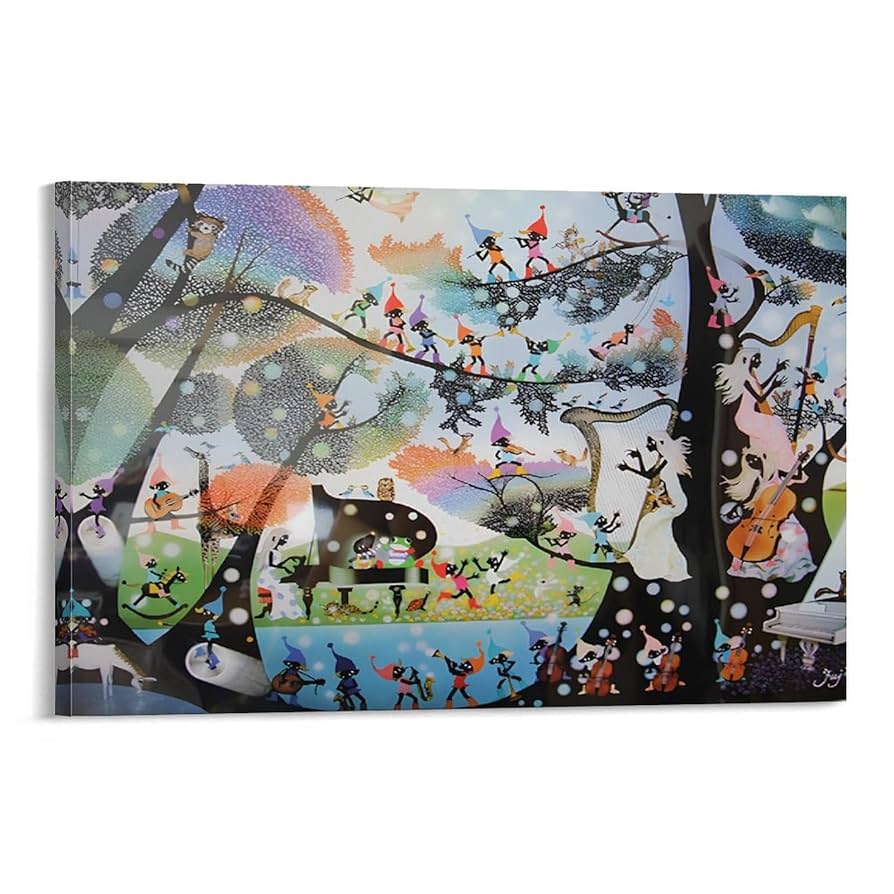 藤城清治 「泣いた赤鬼」額サイズ57×63cm Amazon.co.jp: 藤城清治影絵の世界 泣いた赤鬼 絵画ポスター