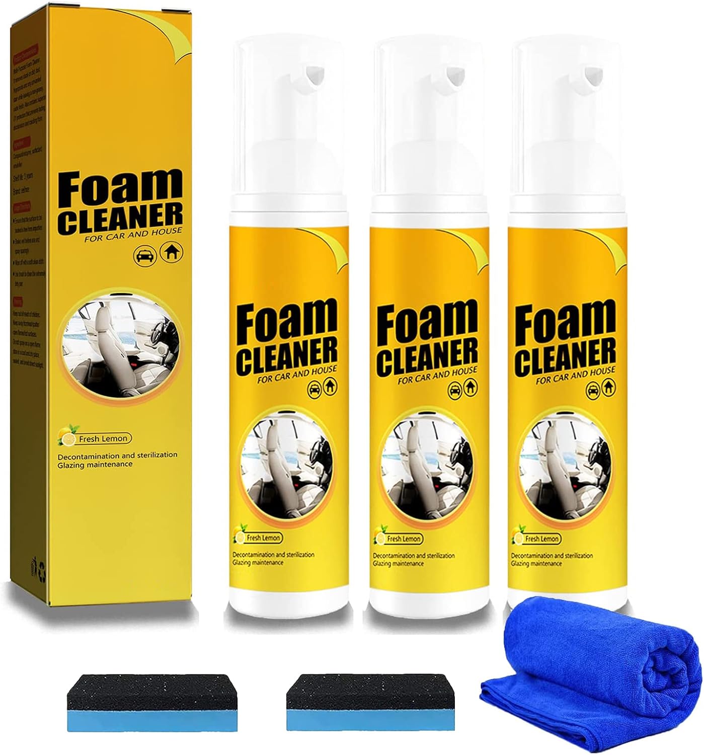 Dretew Car Magic Foam Cleaner, 2023 New Magic Foam Cleaner
