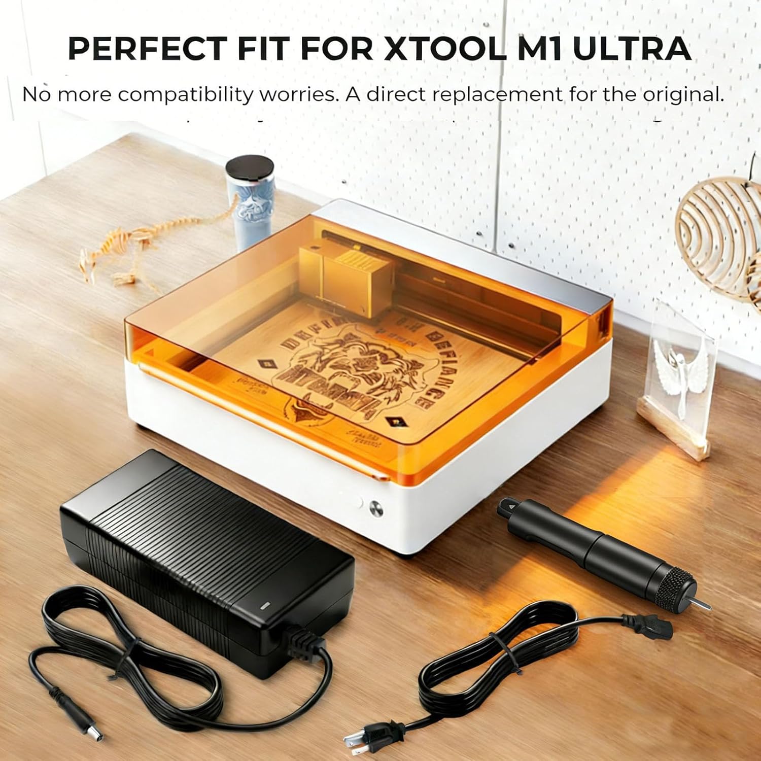 25V AC/DC Charger Adapter for XTOOL M1 Ultra,8A 50/60Hz Replacement Power Supply Compatible with M1 Ultra 10W 20W Laser Engraver