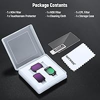 Vista 9 de NEEWER ND & CPL Kit de Filtros para Pocket 3 (Paquete de 3), ND4 ND8 CPL Juego de Filtros Polarizadores de Densidad Neutra Magnéticos con Vidrio