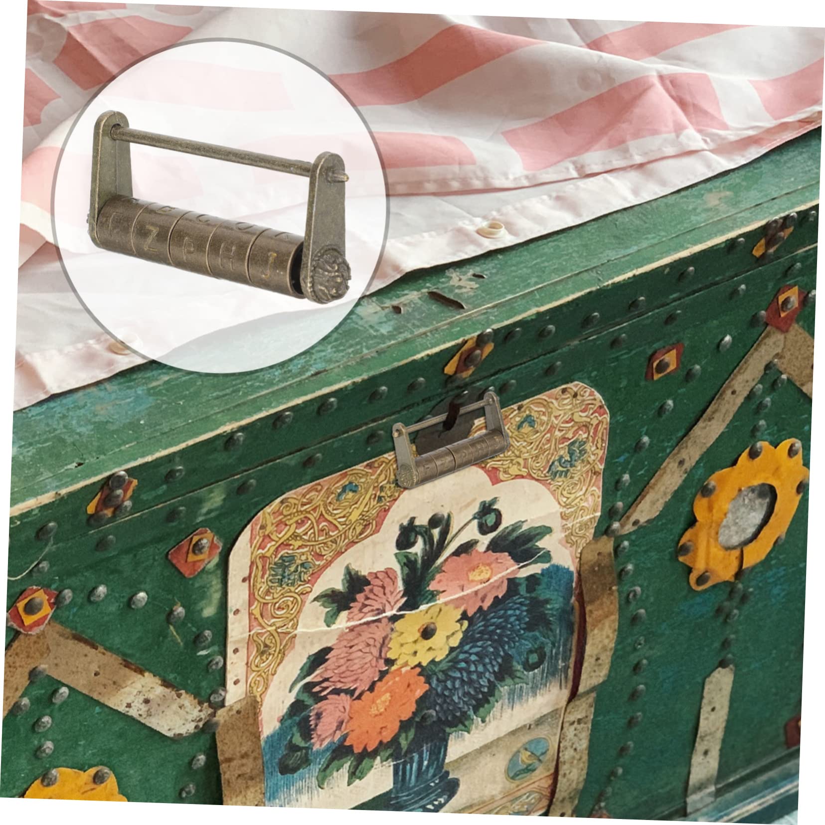 ARTIBETTER 4 Stücke Vintage Schloss Retro Schloss Für Home Home Supplies Antike Dekorative Vintage Holz Box
