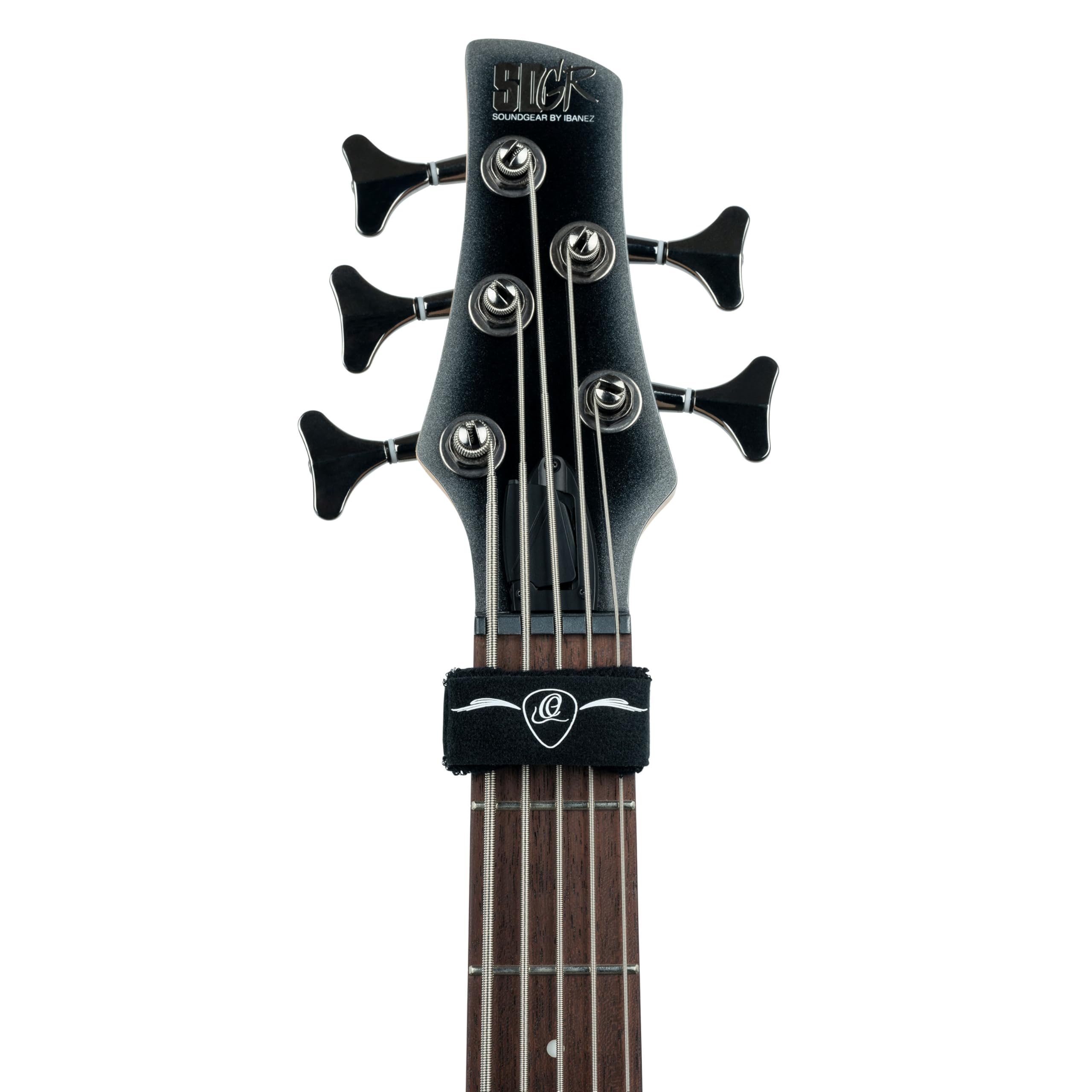 Ortega Guitars String Mute Accessory - Medium Size - for Bass Classical Guitar - Nylon, Black (OSMU-M), Schwarz - Image 4