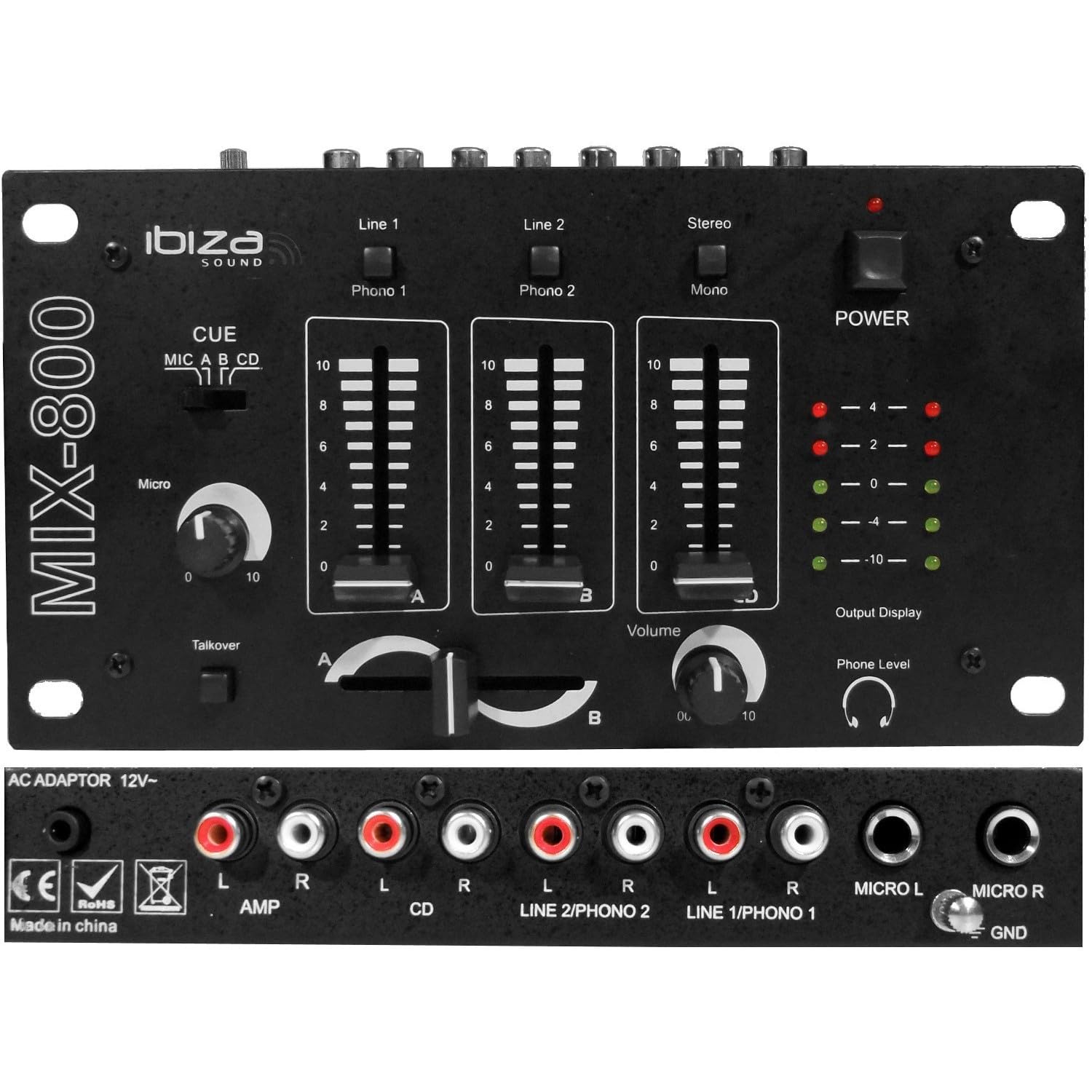 Pack sono 480W + table de mixage + 2 HP + mic