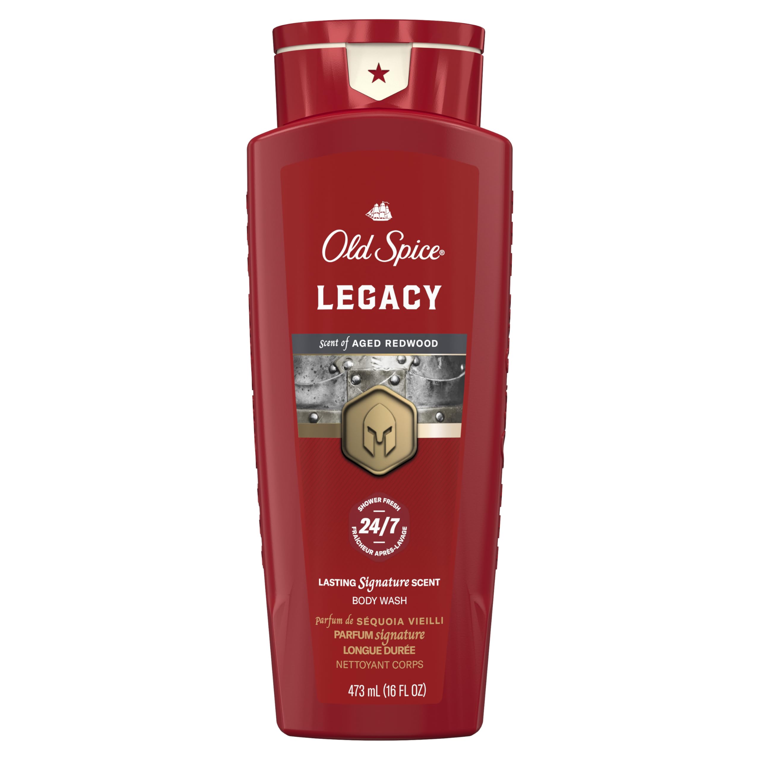 Old Spice Body Wash for Men 24 7 Shower Fresh Clean with Daily Use Lasting Signature Scent Refreshing