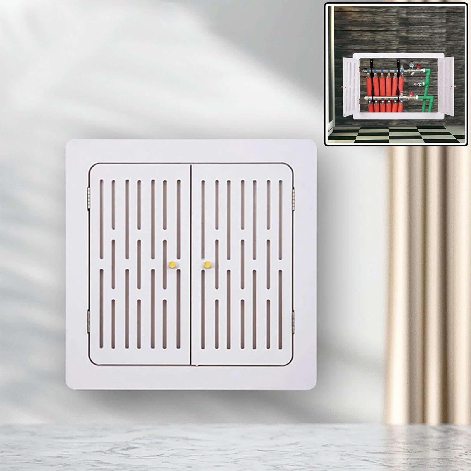 Modern Radiator Cover Grill Shelf Cabinet, Heating Cabinet Shelf Bathroom Floor Cabinet, Wood Modern Heating Cover Cabinet,for Home Living Room, Bathroom