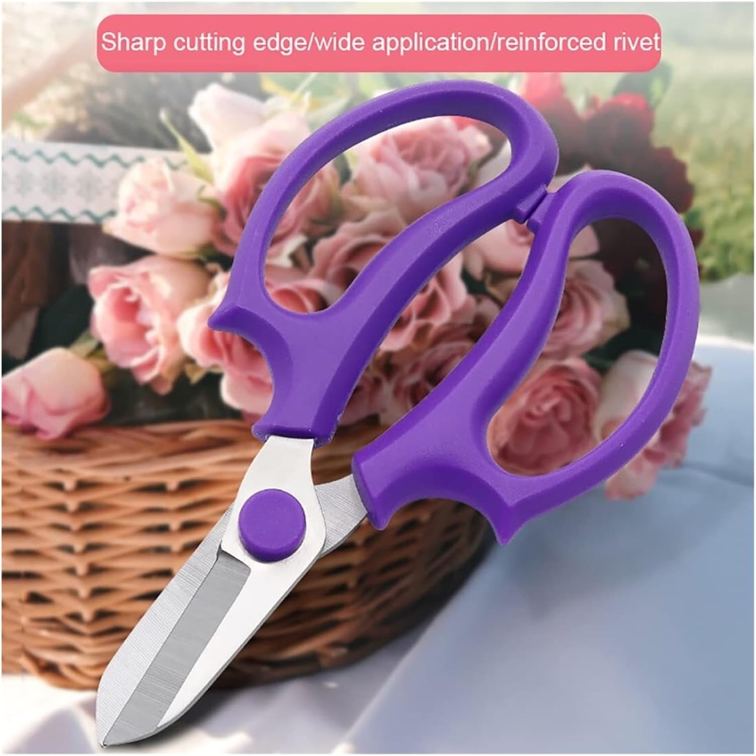 Pruning Shears Garden Shears, Stainless Steel Gardening Hand Pruner Pruning Shear Multi Purpose Garden Scissors Hand Tools