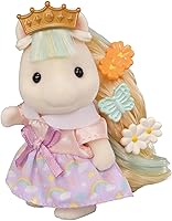 Vista 31 de Calico Critters Pony's Vanity Dresser Set, juego de casa de muñecas con figura y accesorios