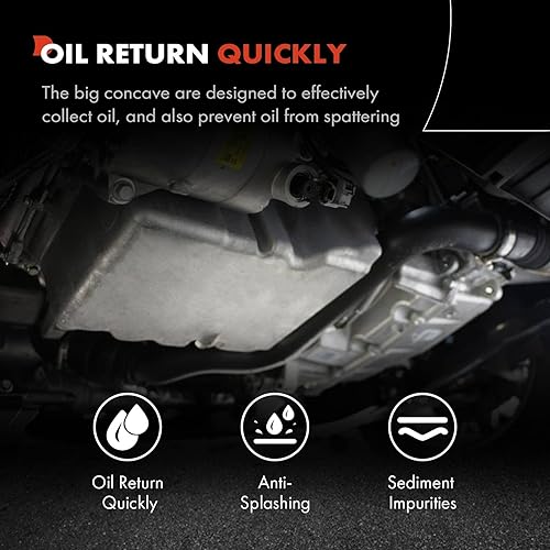 Miniatura 5 de A-Premium Cárter de aceite de motor con tapón de drenaje y junta compatible con Volkswagen Jetta 1999-2005, Beetle 1998-2006, Golf 1999-2006, 1.9L