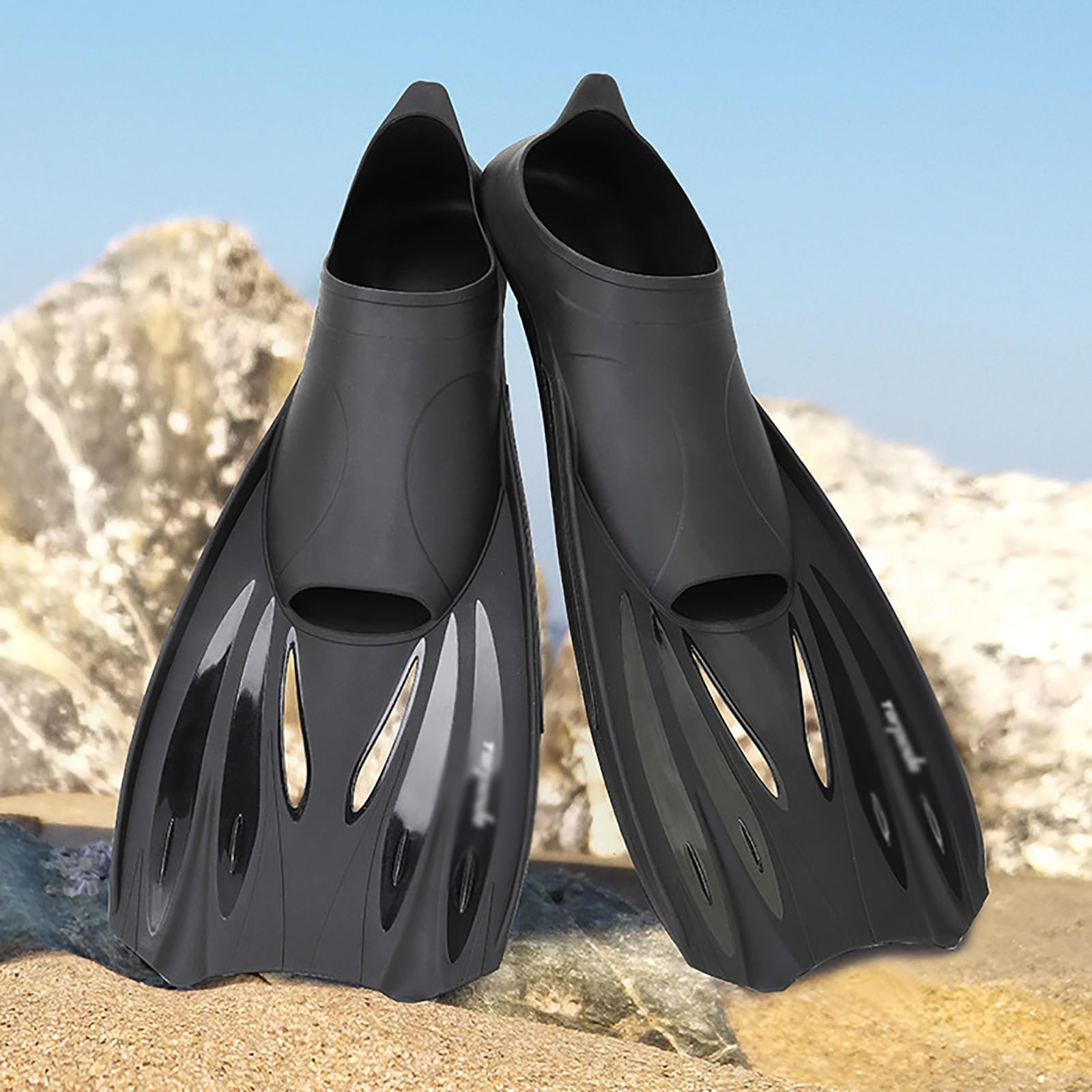 Aletas de Pato Buceadora Buceo Snorkel Entrenamiento Equipo de natación Aletas for Adultos para Bucear y Nadar