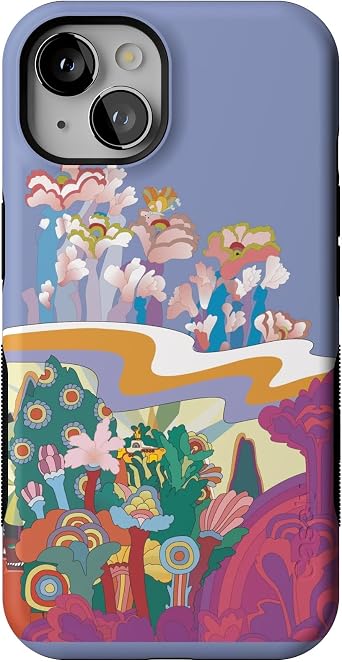Casely iPhone 13 Case | Beneath the Waves | The Beatles Yellow Submarine | Bold Protective Design | Compatible with MagSafe