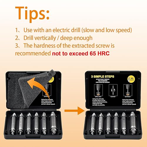 Miniatura 2 de Regalos para papá, juego de extractor de tornillos, herramientas para hombres, kit extractor de pernos para hombres, Navidad, cumpleaños,