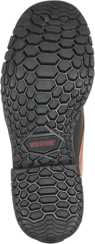 Miniatura 4 de Wolverine Rival - Botas de trabajo para hombre de 6 pulgadas, Marrón