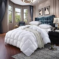 Vista 2 de EGYPTIAN BEDDING Edredón de plumón de ganso California King de 300 hilos, color blanco