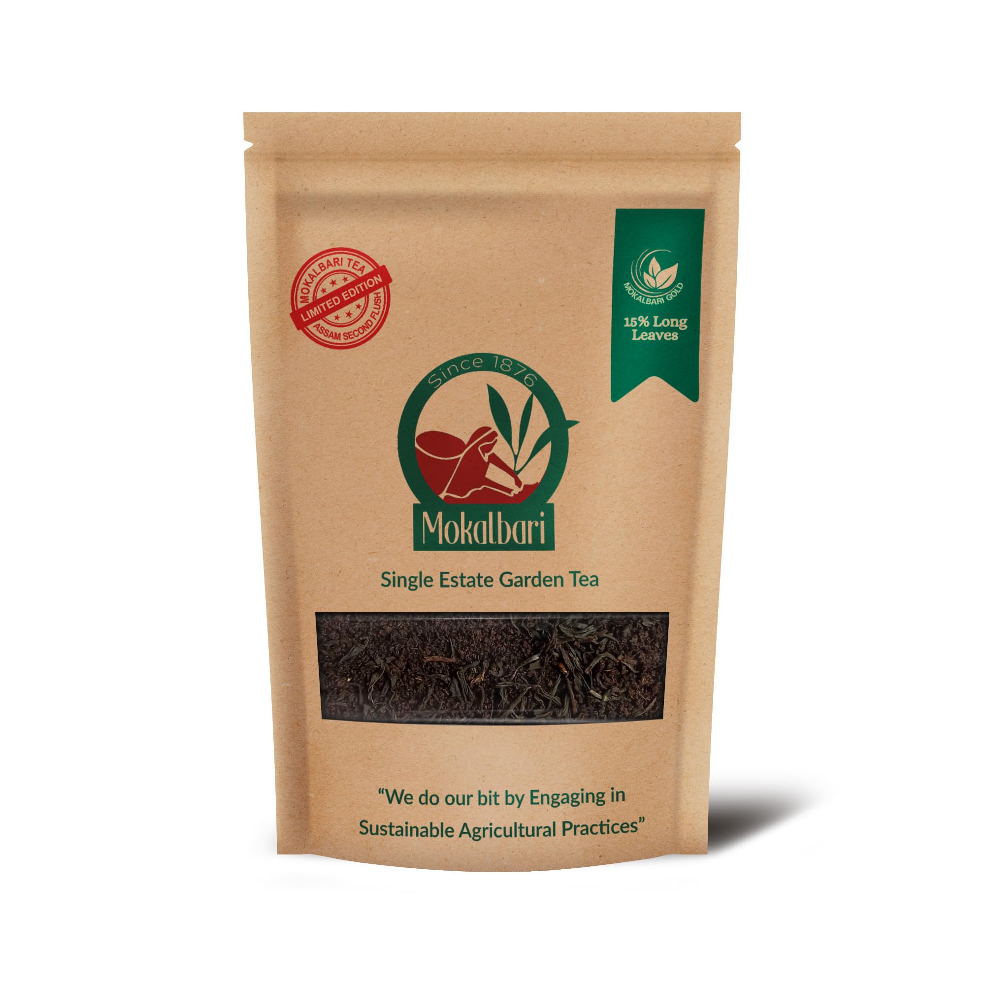 MOKALBARI Assam Gold 1kg Black Tea Blend of 85% Second Flush Tea & 15% Orthodox Tea| Chai Patti | Kadak Chai | Whole Leaf Tea | Loose Leaf Tea | Rainforest Alliance Certified (B0D6185SY8) Amazon Price History, Amazon Price Tracker
