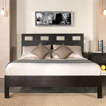 Modus Furniture Riva Platform Bed, Espresso, Full