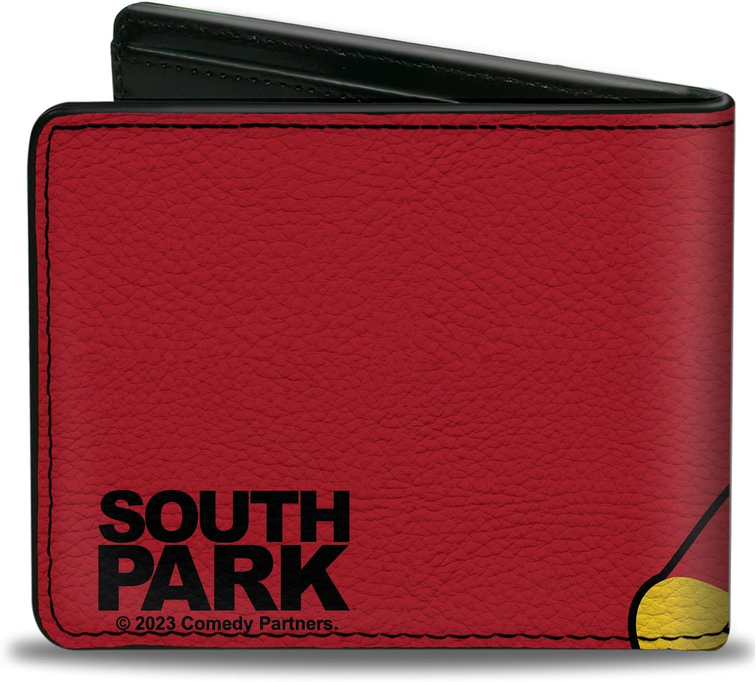 Buckle-Down Comedy Central Wallet, Bifold, South Park Cartman Face Character Close Up Red, Vegan Leather