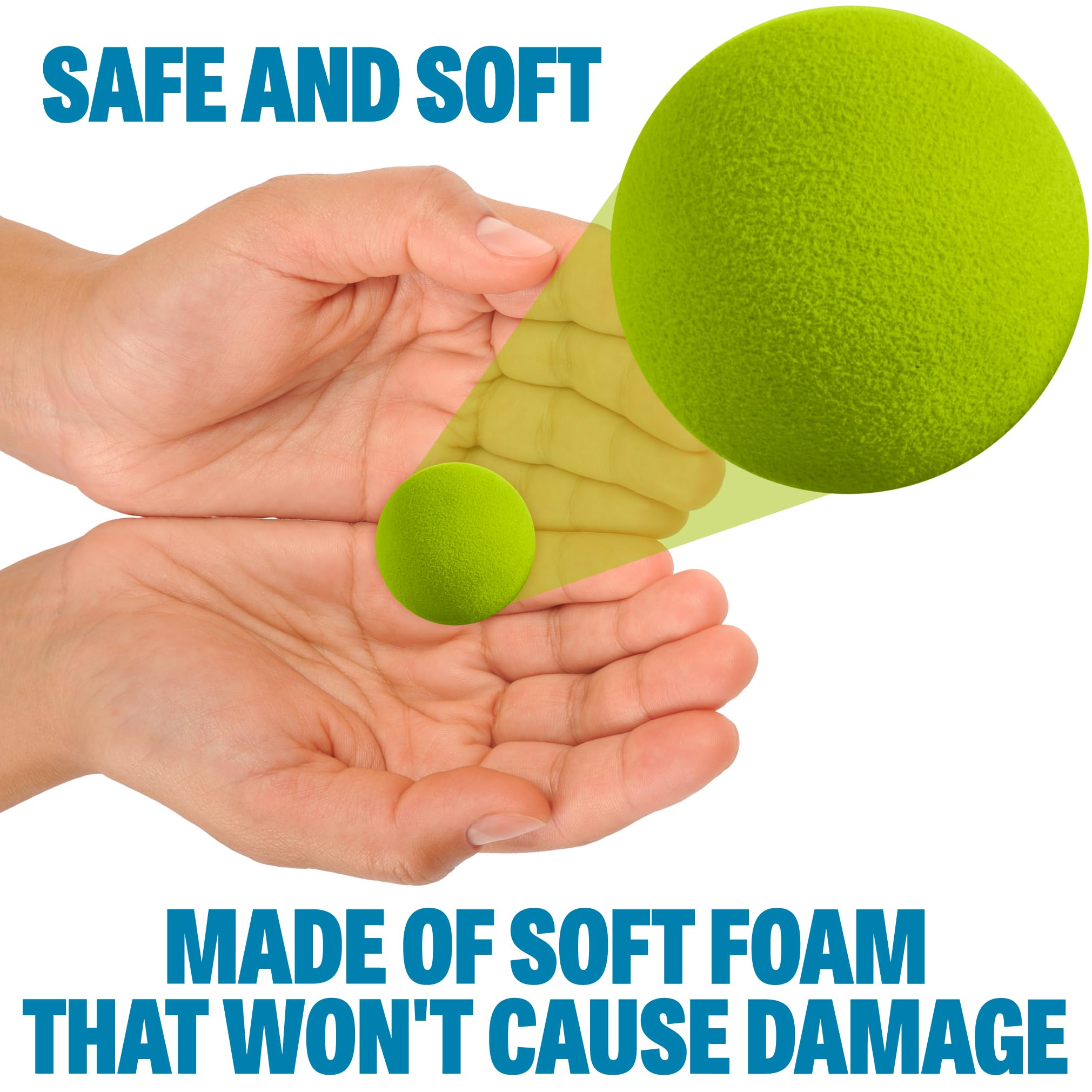 Chocolate Bunny Easter Popper Toy - Shoot Foam Balls Up to 20 Feet - 6 Balls Included - Great Easter Basket Stuffer Gift for Kids, 4+ - Image 3