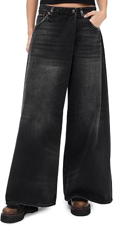R13 Womens Nico Wrap Jeans