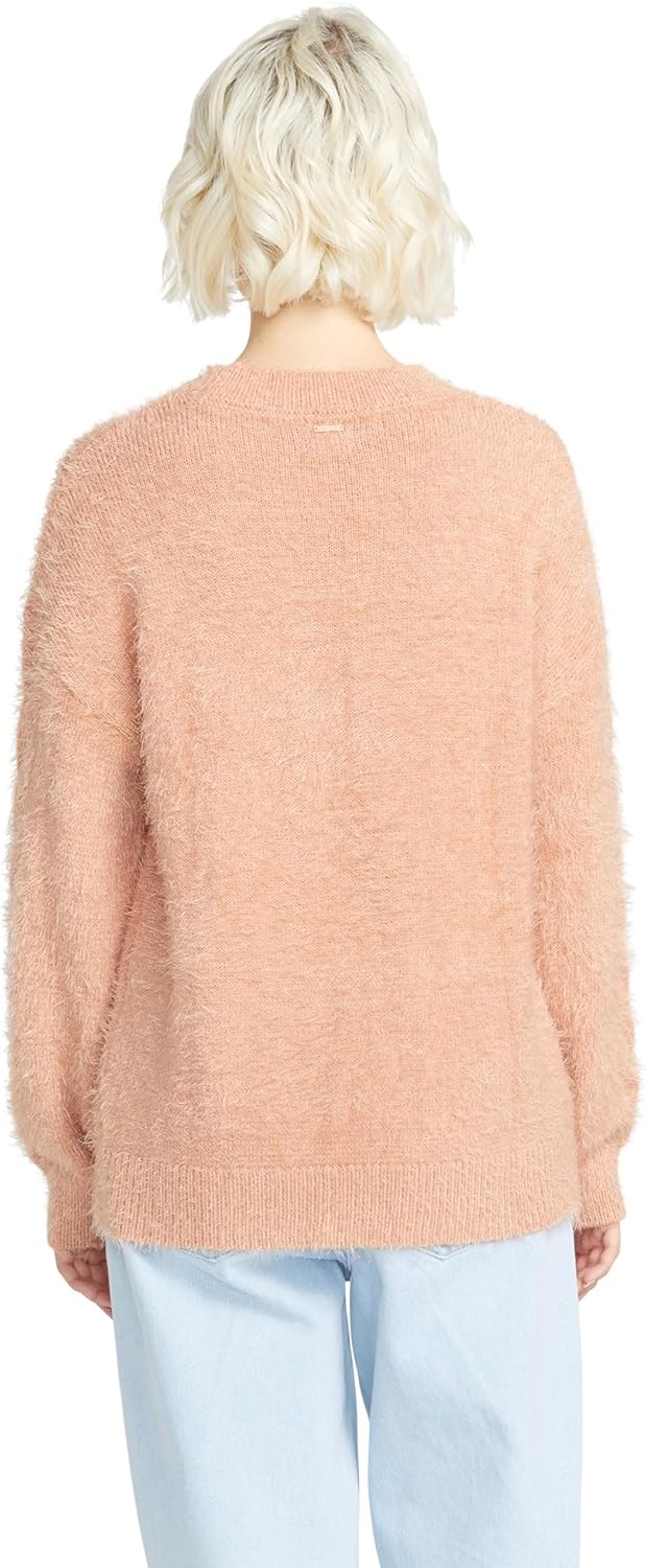 Volcom Women's Fuzzilicious Crew Neck Sweater